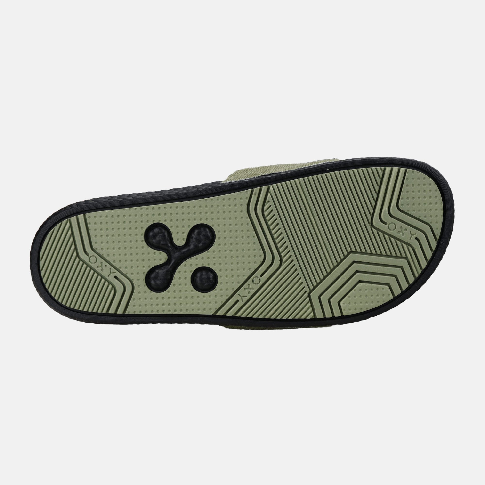 Men's slippers Excel in green/black