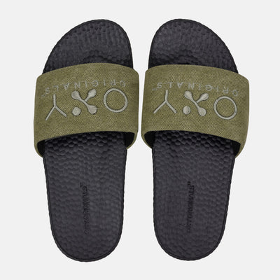 Men's slippers Excel in green/black