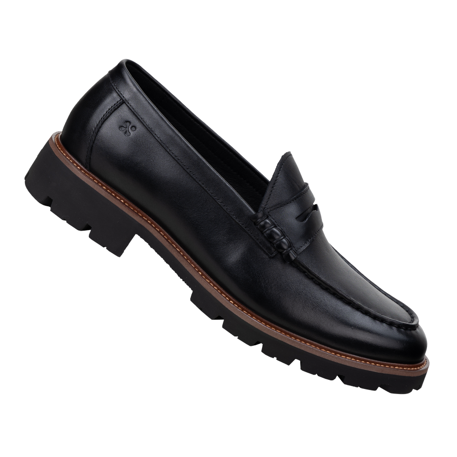 Men's loafers Stilo in black
