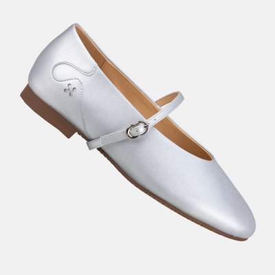 Women's mary janes Eos in silver