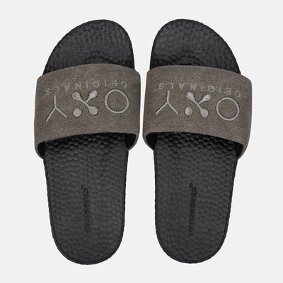 Men's slippers Excel in khaki/black