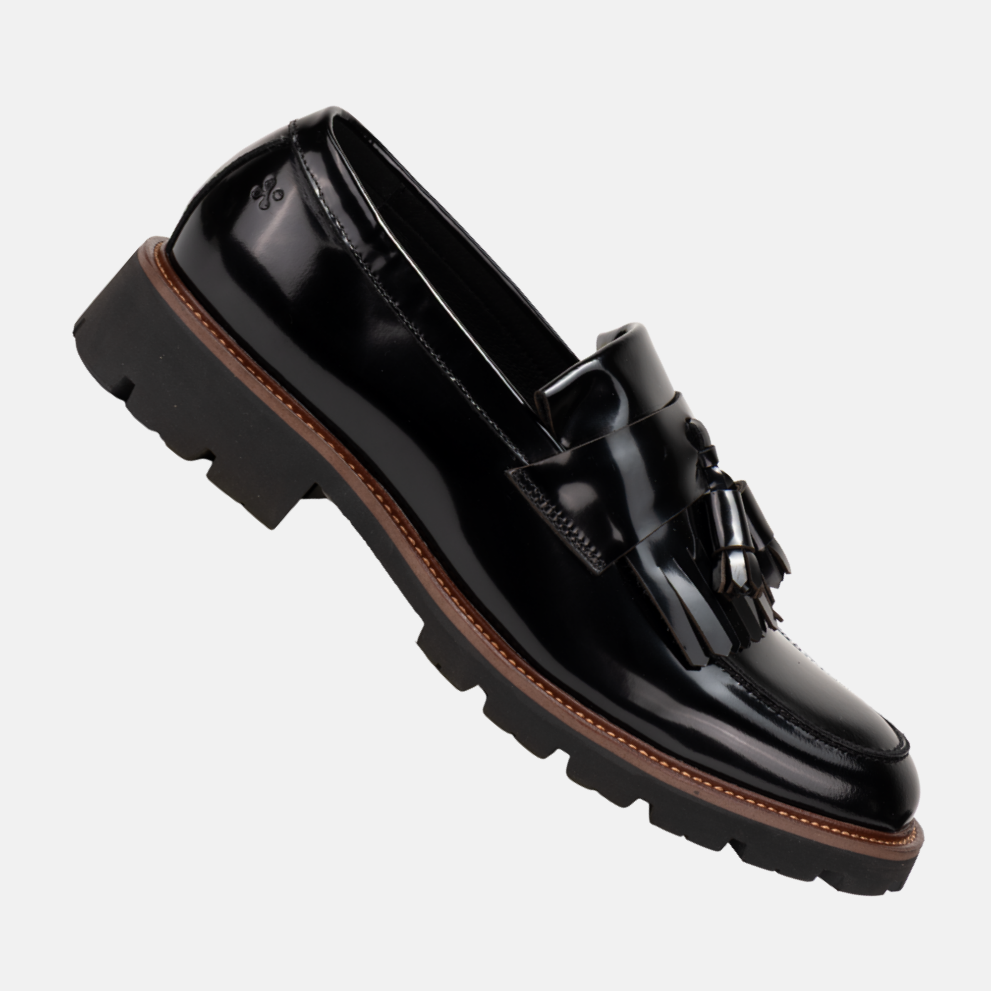 Men's loafers Punto in black