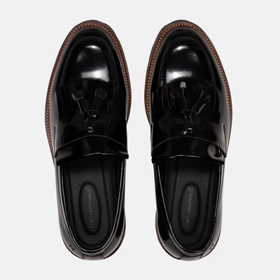 Men's loafers Punto in black