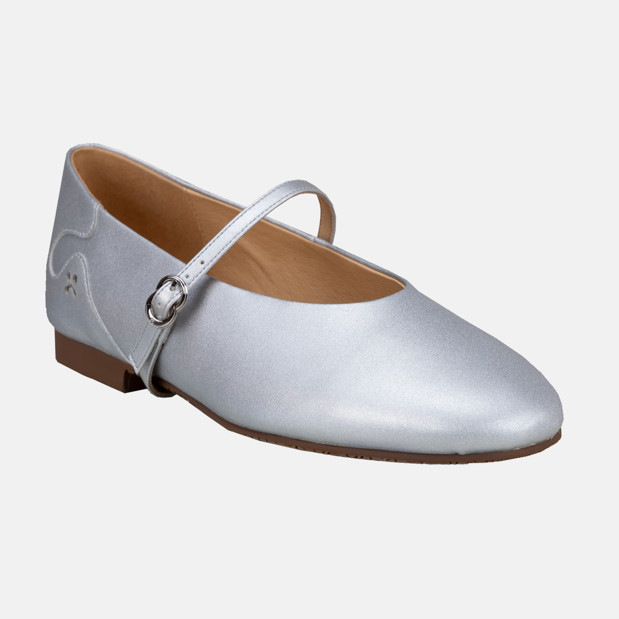 Women's mary janes Eos in silver