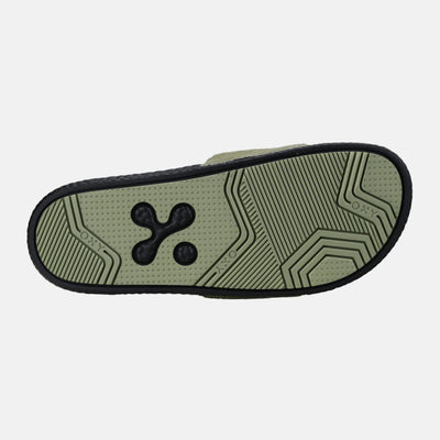 Women's slippers Excel in green/black