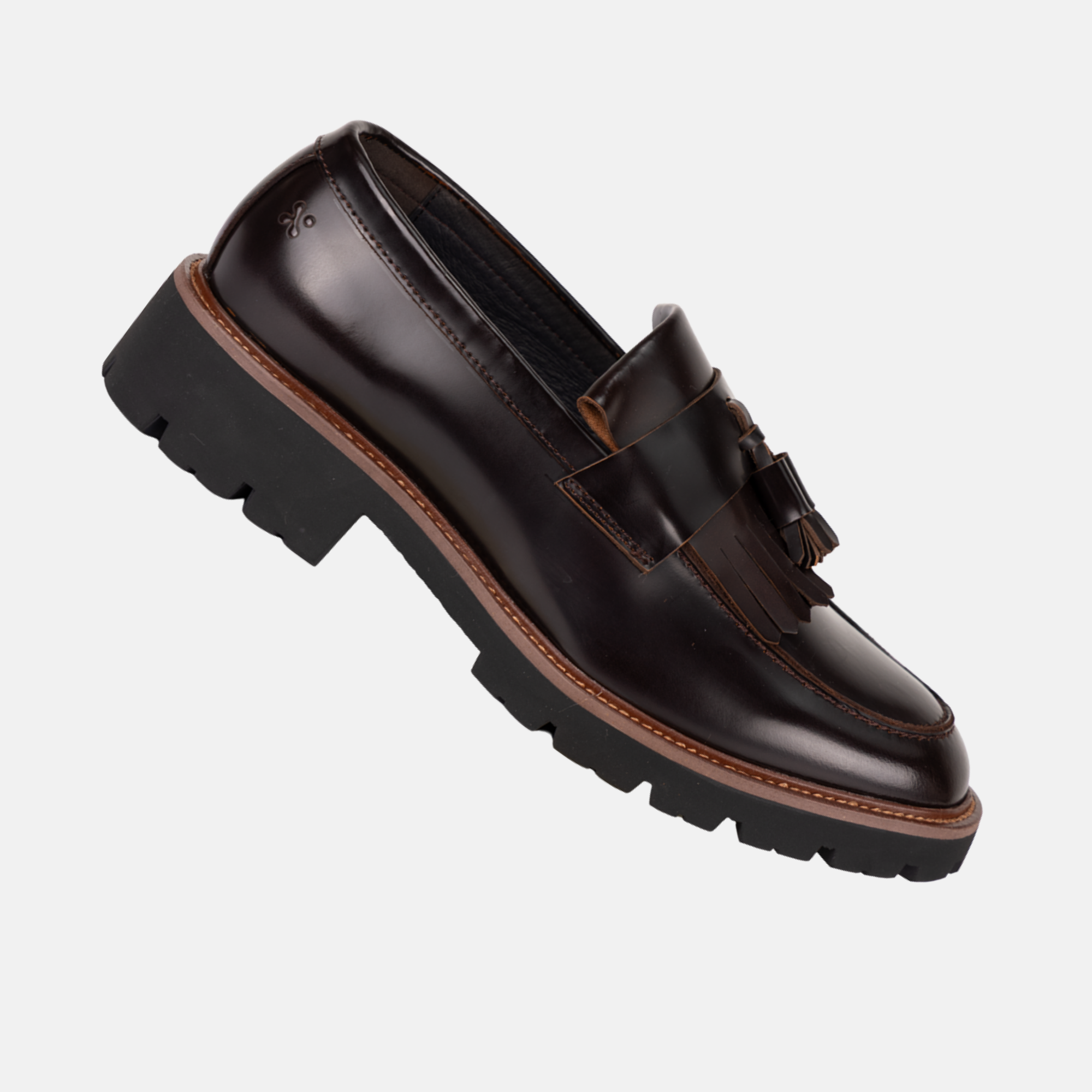 Women's loafers Punto in brown