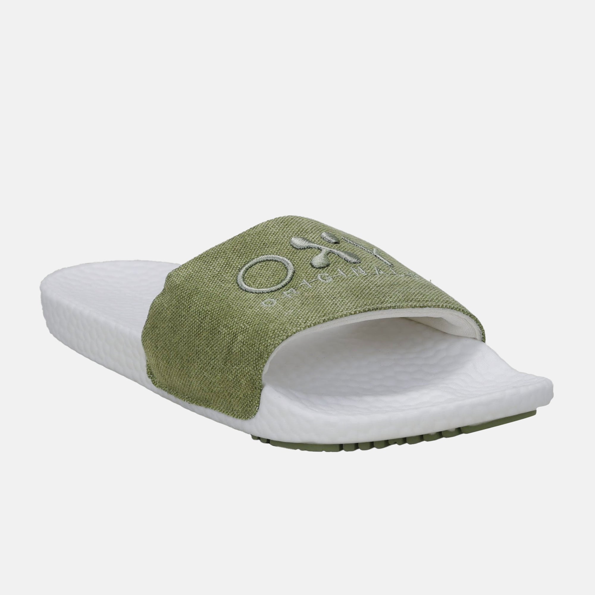 Men's slippers Excel in green/white