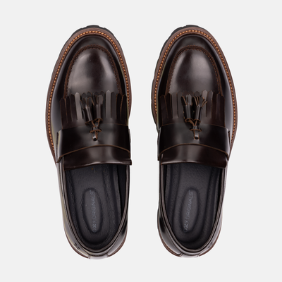 Women's loafers Punto in brown