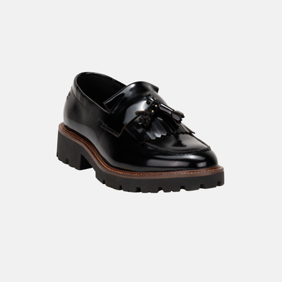 Women's loafers Punto in black