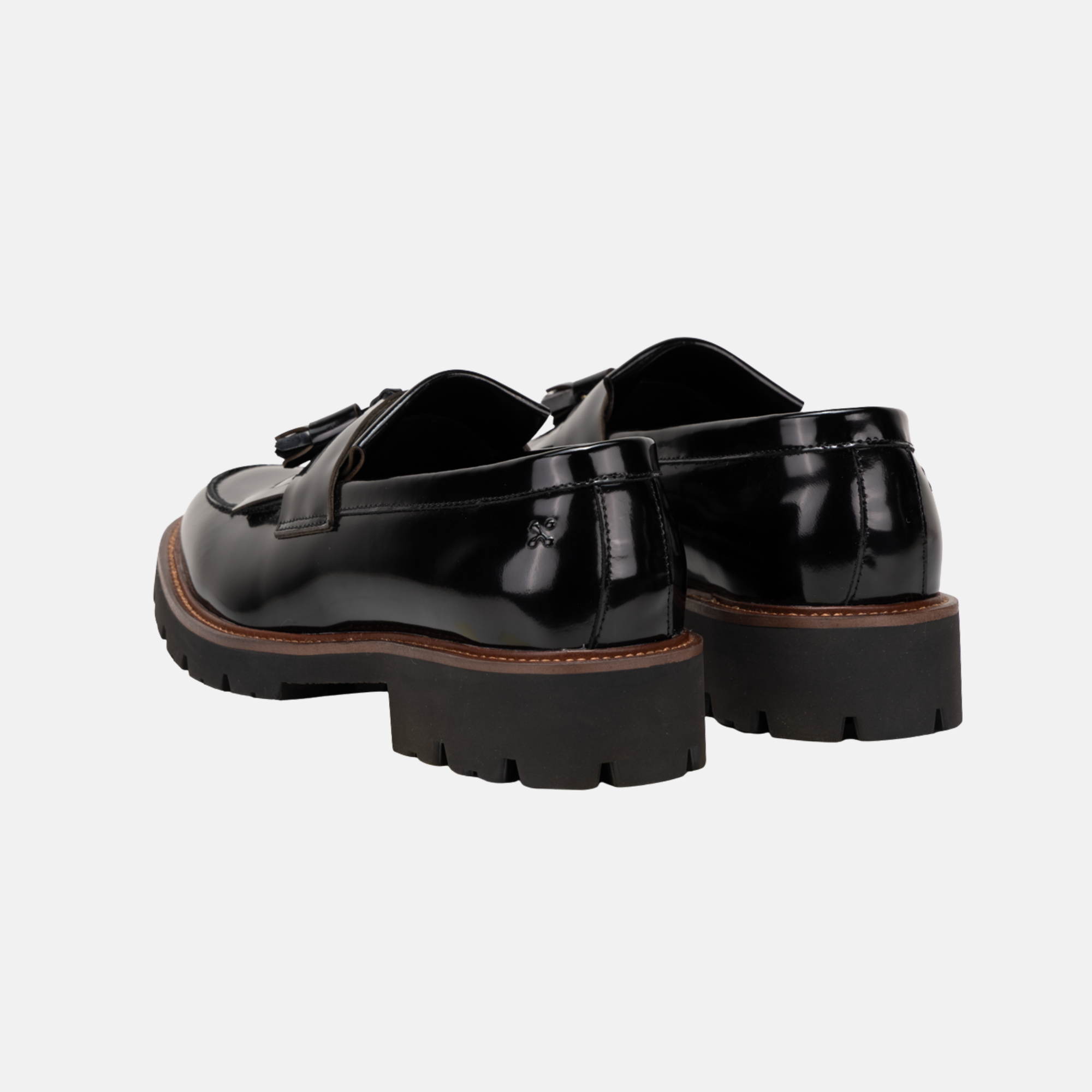 Women's loafers Punto in black