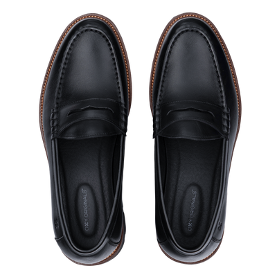 Men's loafers Stilo in black