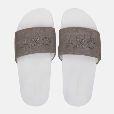 Men's slippers Excel in khaki/white