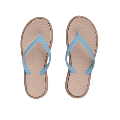 Women's Slippers Escape in Salt/Cielo