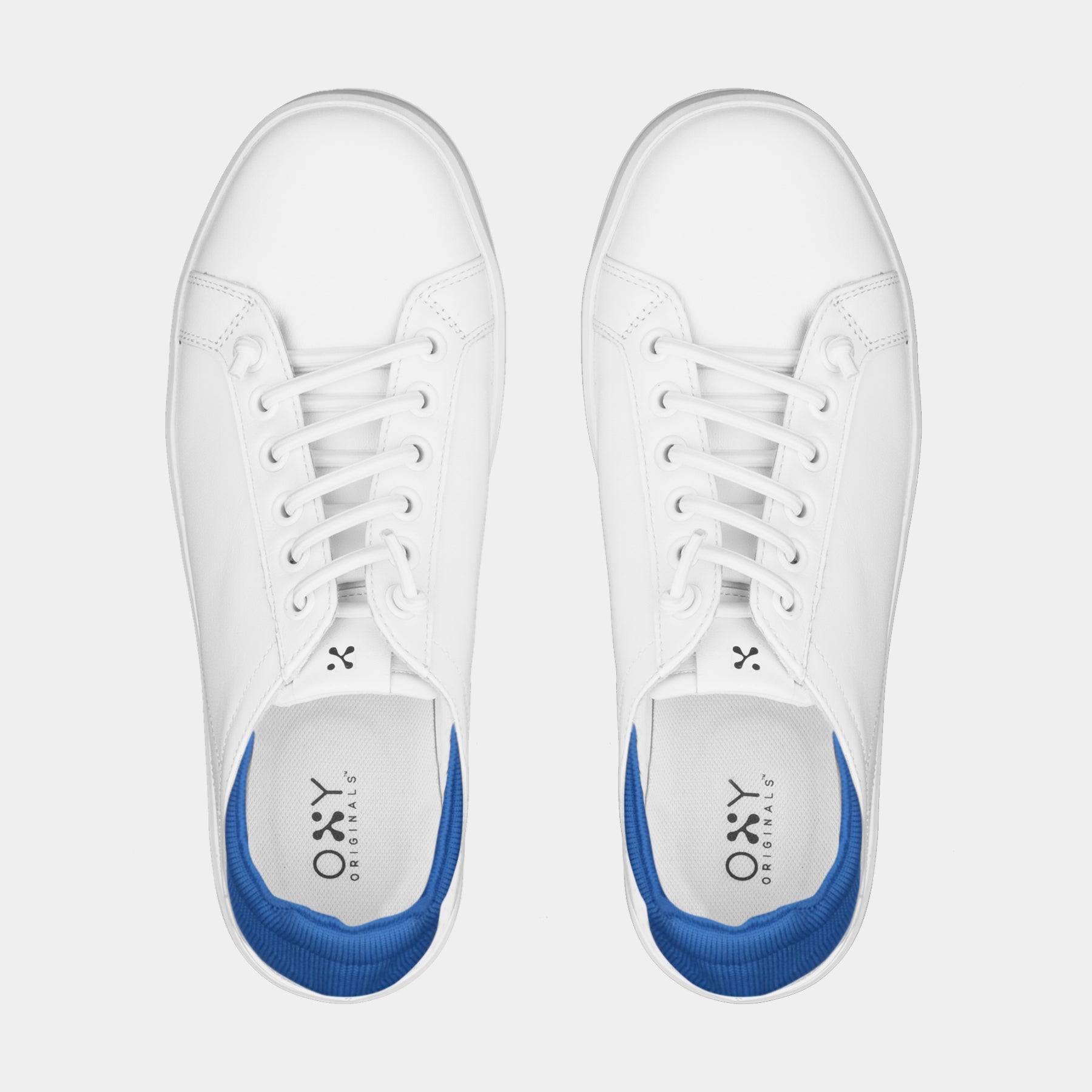 Men's sneakers Cabrio in white/blue