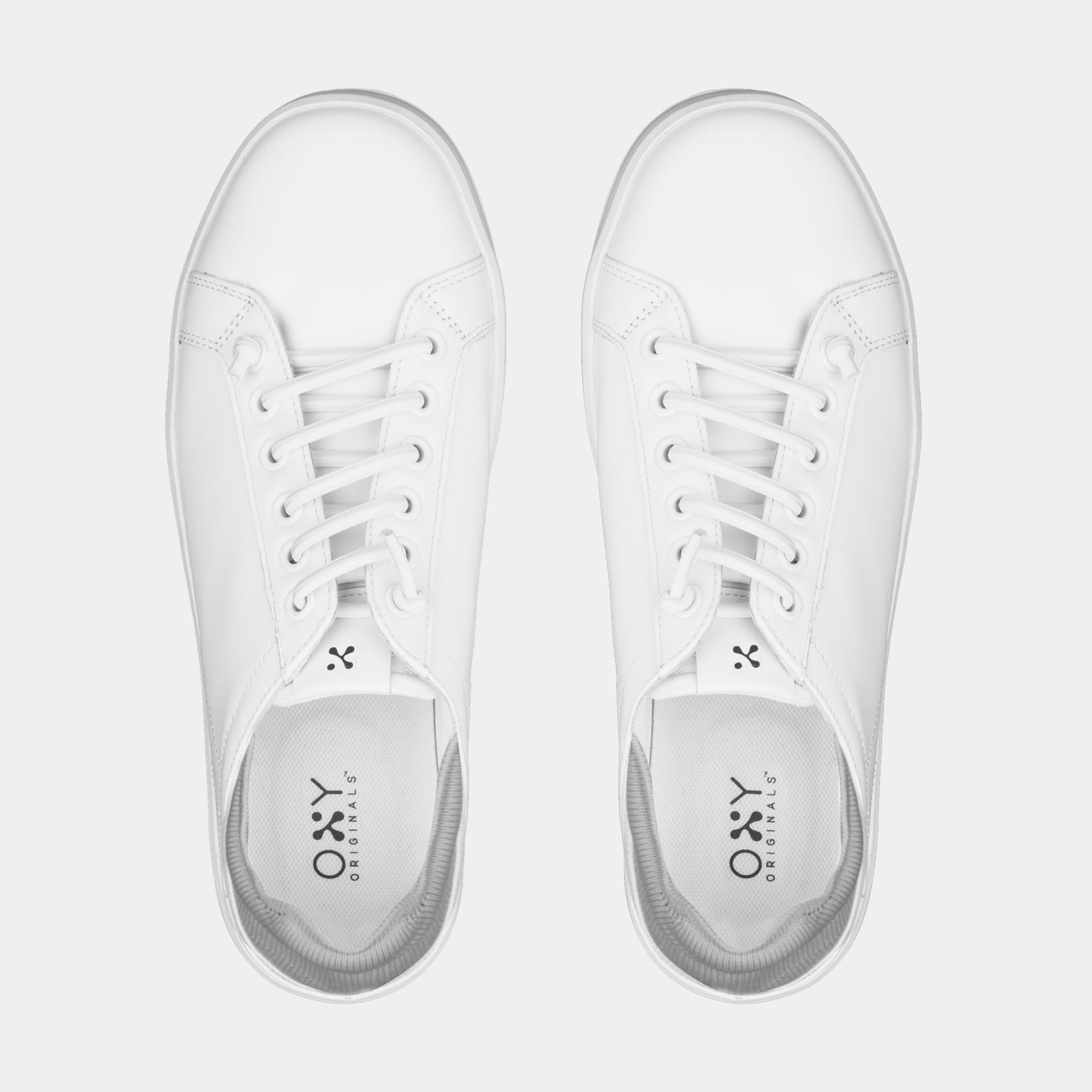 Women's sneakers Cabrio in white/gray